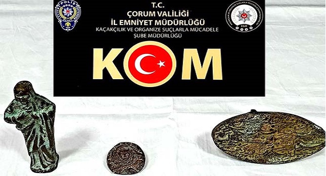 Meryem Ana Heykeli, Osmanlı Mührü ve Sikke ele geçirdi.