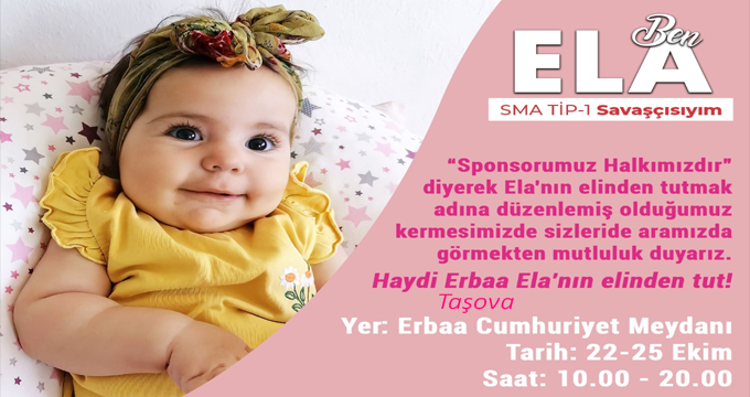 Ela Bebek Maddi Manevi Desteklerinizi Bekliyor