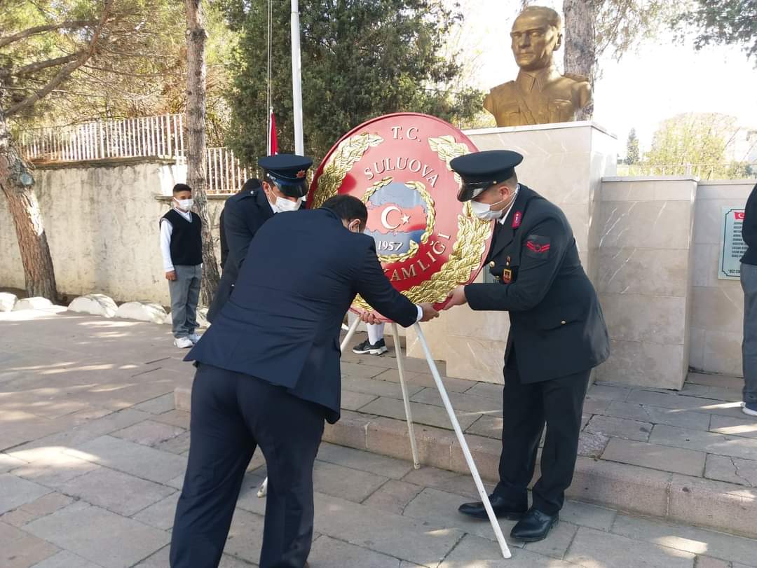 29 Ekim Töreni ve çelenk sunumu