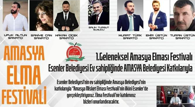 Amasya Misket Elma Festivali Coşkulu Geçti
