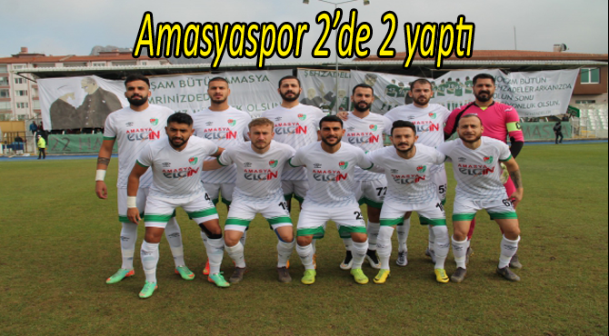 Amasyaspor 2’de 2 yaptı