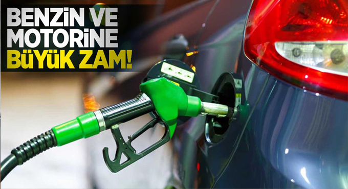 Benzin ve Motorine Zam!