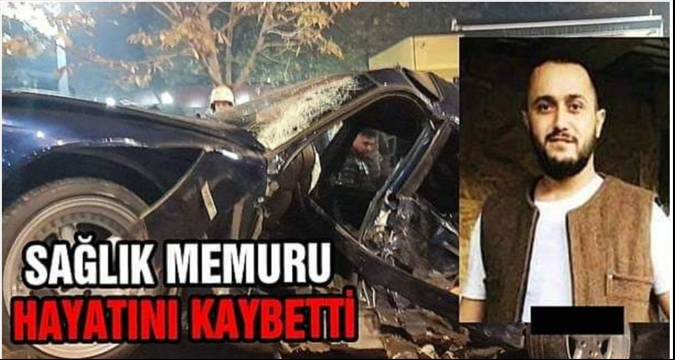 Kazada sağlık memuru hayatını kaybetti