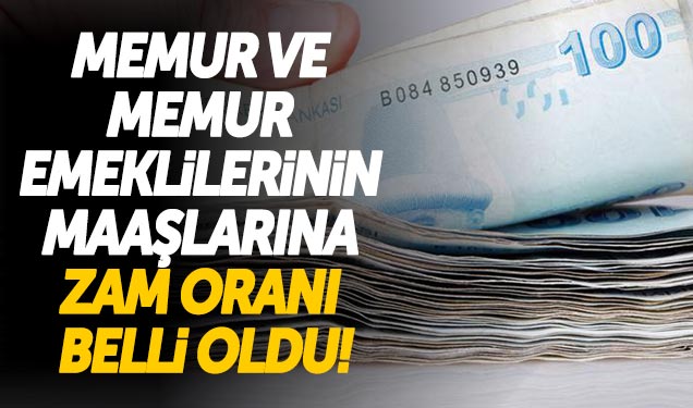 Memur Ve Memur Emeklilerinin Maaşları Zam Oranı ne kadar?