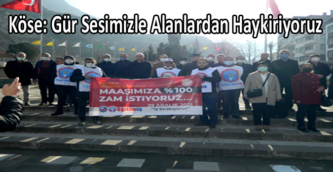 Köse: Gür Sesimizle Alanlardan Haykiriyoruz