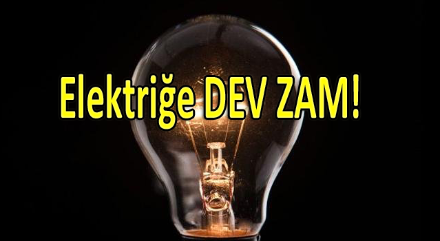 Elektrik zammı belli oldu