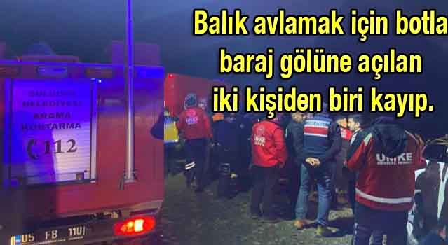 YEDİKIR BARAJINDA BOĞULMA;1 YARALI, 1 KİŞİ KAYIP