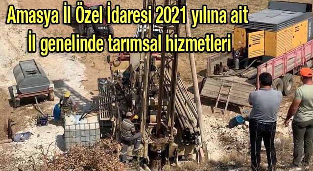 Amasya İl Özel İdaresi 2021 yılına ait İl genelinde tarımsal hizmetleri
