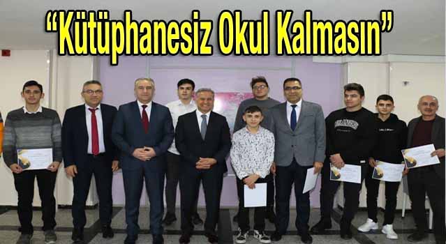 “Kütüphanesiz Okul Kalmasın”