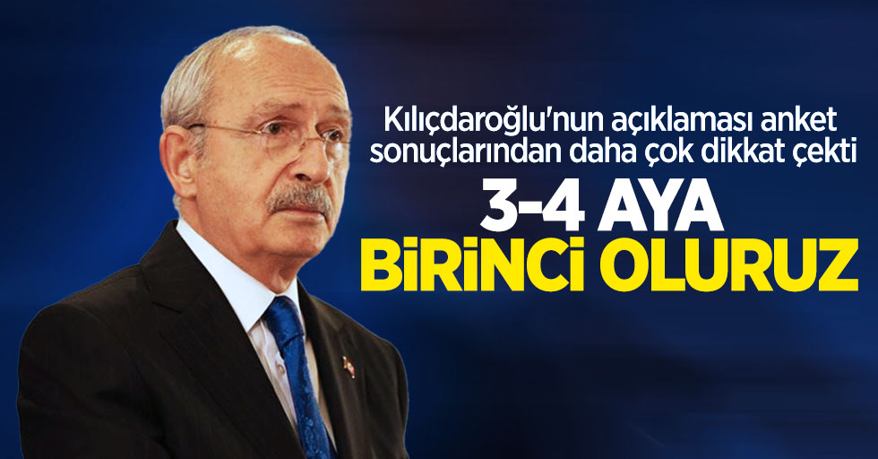 Kılıçdaroğlu'nun açıklaması anket sonuçlarından  daha çok dikkat çekti