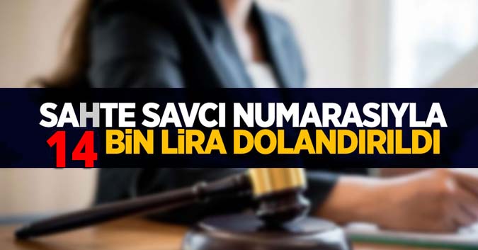 Sahte Savcı 14 Bin Tl Dolandırdı