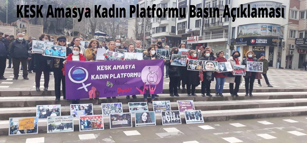 KESK Amasya Kadın Platformu Basın Açıklaması