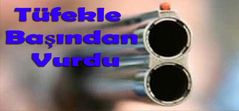 Tüfekle Başından Vurdu