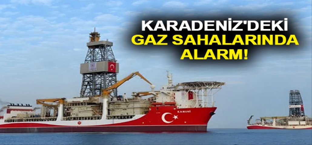 Karadeniz'deki gaz sahalarında alarm!