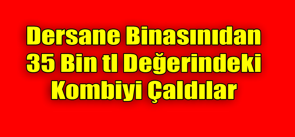 Samsun'da dershane binasını soydular