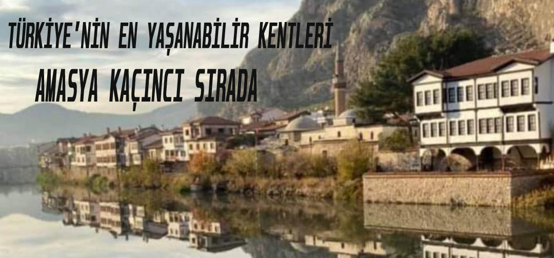 Amasya Türkiye'nin yaşanabilir kenti sıralamasında kaçıncı sırada yer aldı?