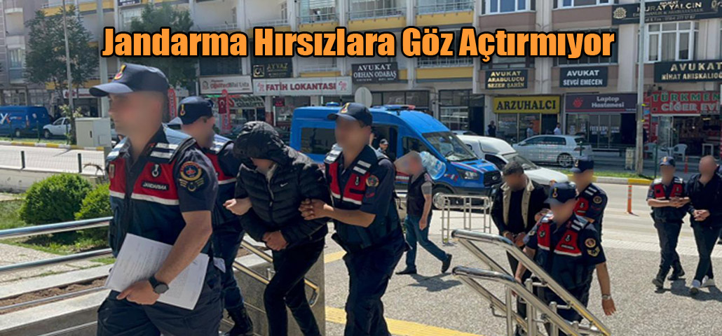 Jandarma Hırsızlara Göz Açtırmıyor