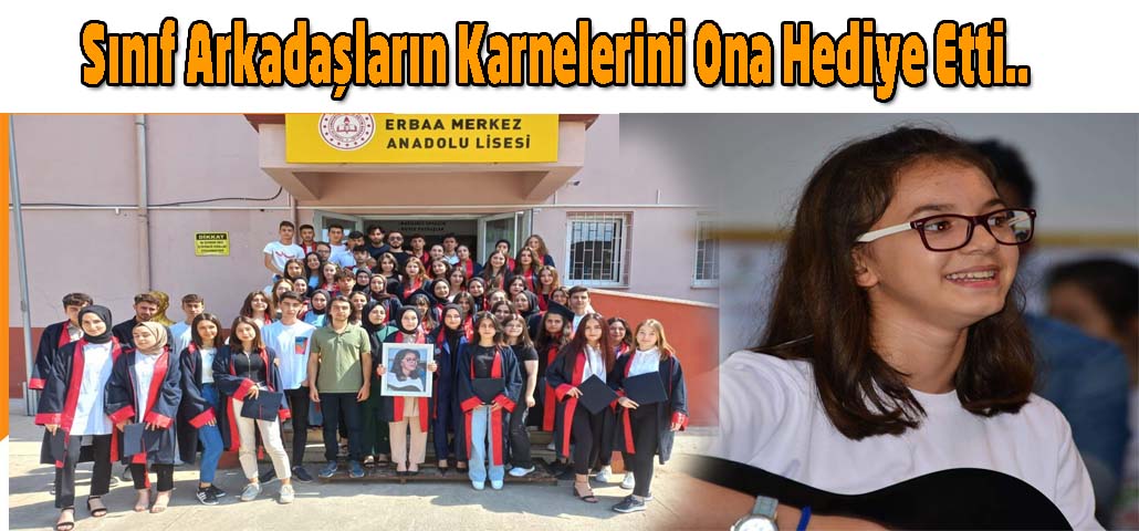 Sınıf Arkadaşların Karnelerini Ona Hediye Etti..