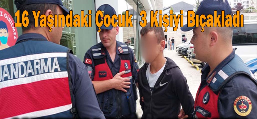 16 Yaşındaki Çocuk  3 Kişiyi Bıçakladı