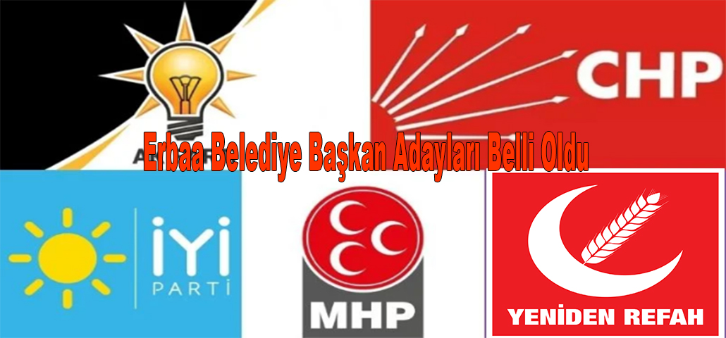 Erbaa Belediye Başkan Adayları Belli Oldu