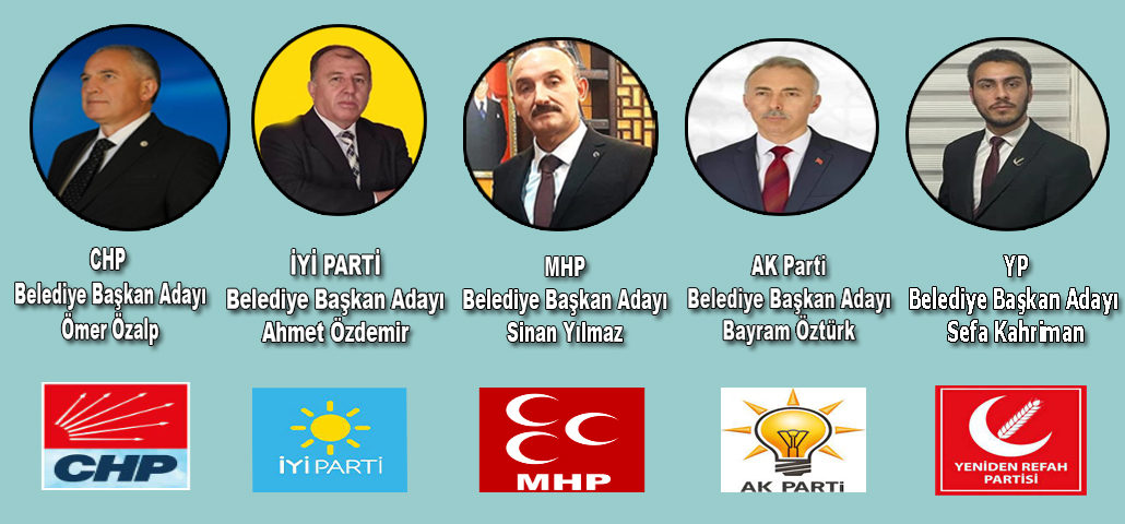 Taşova Belediye Başkan Adayları Belli Oldu