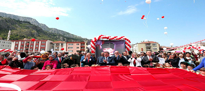  23 Nisan Bayramı coşkuyla kutlandı
