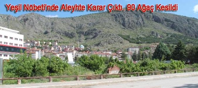 2yıl Önce Başlatılan Hukuk Mücadelesinde Karar Çıktı. 90 Ağaç Kesildi