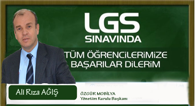 ALİ RIZA AĞIŞ BAŞARILAR DİLEDİ