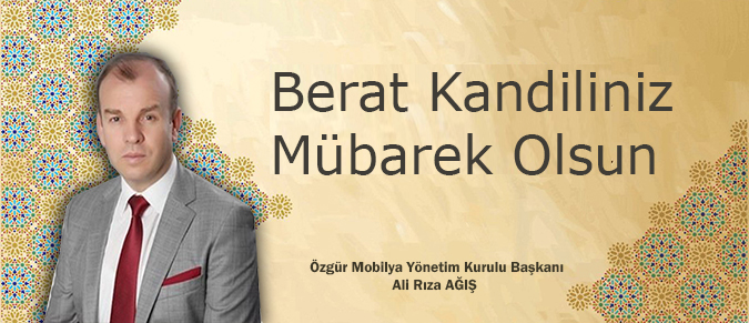 Ali Rıza AĞIŞ Berat Kandili Mesajı