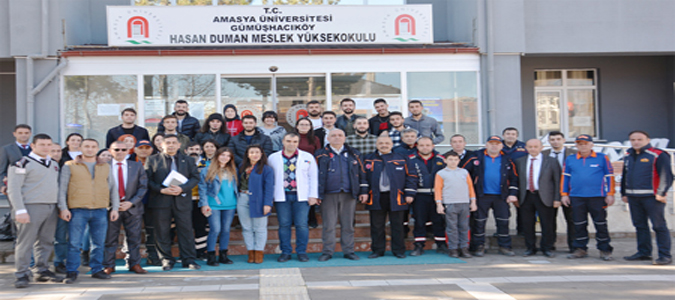 Amasya AFAD Uzmanları'ndan Temel Afet Bilinci Eğitimi