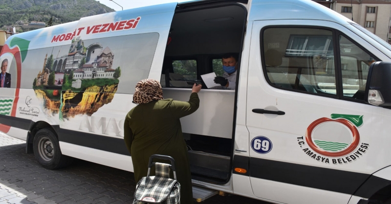 Amasya Belediyesi'nden Mobil Tahsilat Veznesi
