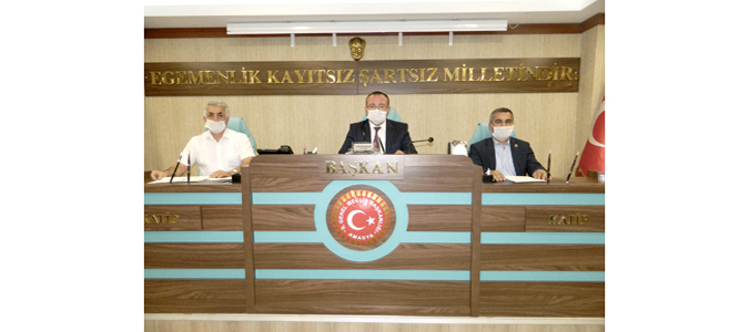 Amasya İl Genel Meclisi 2020 Eylül Ayının İlk Toplantısı Gerçekleştirildi