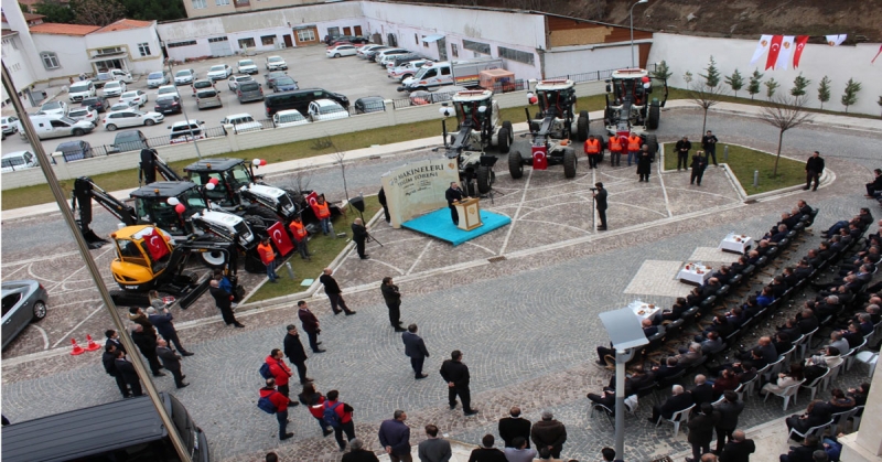 Amasya İl Özel İdaresinde İş Makineleri Teslim Töreni Gerçekleşti
