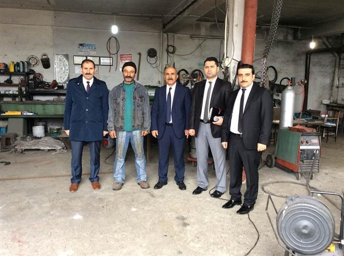 AMASYA KÜSİ HEYETİNDEN SULUOVA SANAYİ SİTESİNE ZİYARET