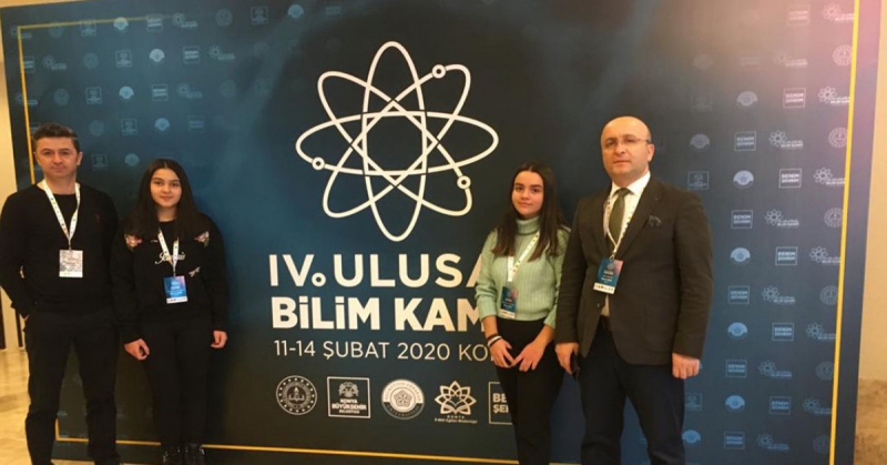 Amasya Macit Zeren Fen lisesi Dördüncü Ulusal Fen Lisesi Bilim Kampında İlimizi Temsil ediyor
