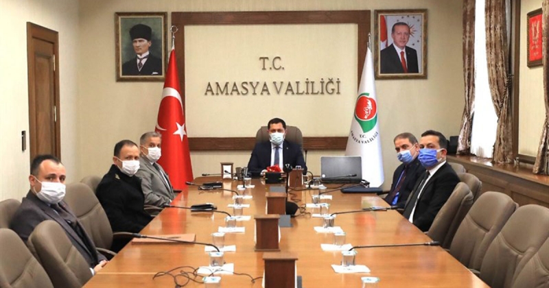 Amasya Pandemi Tedbirleri Değerlendirme Toplantısı Yapıldı