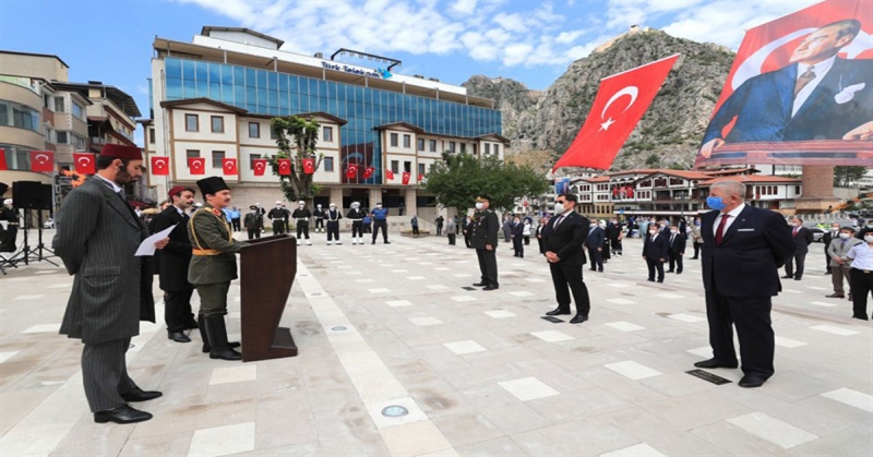 Amasya Tamimi’nin 101. Yıl Dönümü Dolayısıyla Tamim Töreni ve Çelenk Sunma Programı Gerçekleştirildi
