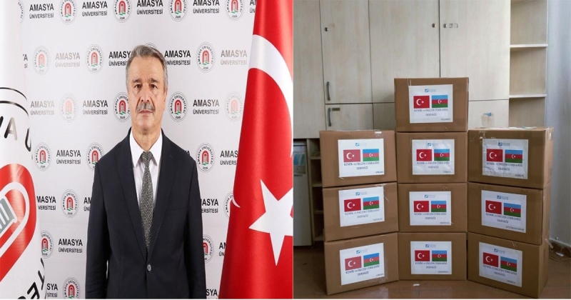Amasya Üniversitesi’nden Kardeş Azerbaycan’a Yardım Eli