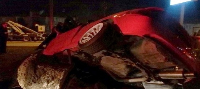 Amasya'da Aşırı Hız Kazasında ve 2 Kişi Yaralandı
