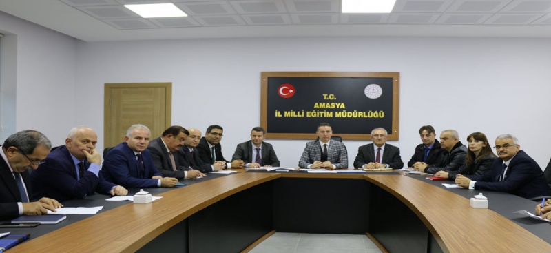 Amasya'da Okul Müdürleri Toplantısı Gerçekleştirildi
