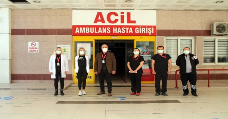 Amasya’da Sağlık Çalışanları 14 Mart Tıp Bayramında Evde Kal Mesajı Verdi