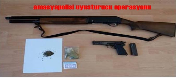 Amasya'da uyuşturucu operasyonunda 4 tutuklama..!
