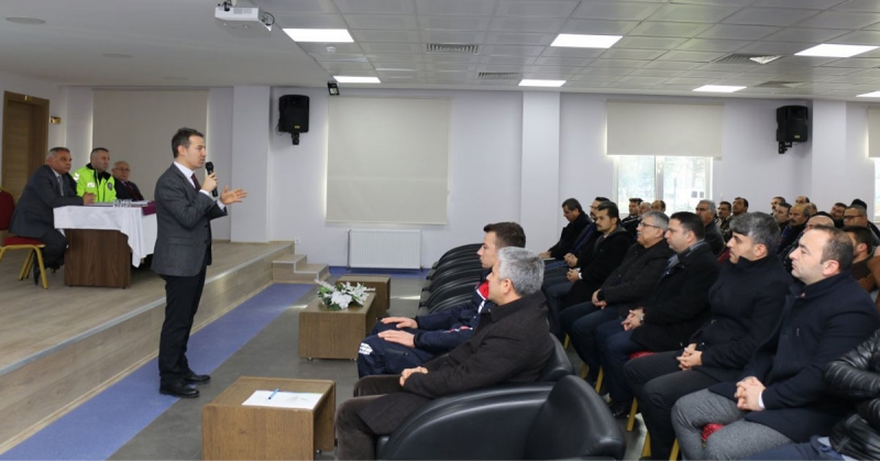 Araç Servis Şoförlerine Yönelik Bilgilendirme Semineri Gerçekleştirildi