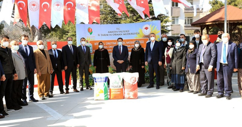 Ayçiçeği Tohumu Dağıtım Töreni Gerçekleştirildi