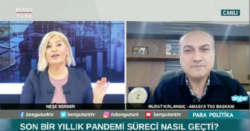Başkan Kırlangıç, BengüTürk TV'de Canlı Yayın Konuğu Oldu