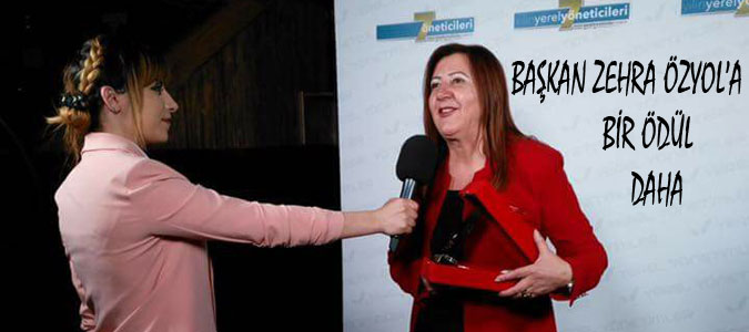 Başkan Zehra ÖZYOL'a bir ödül daha