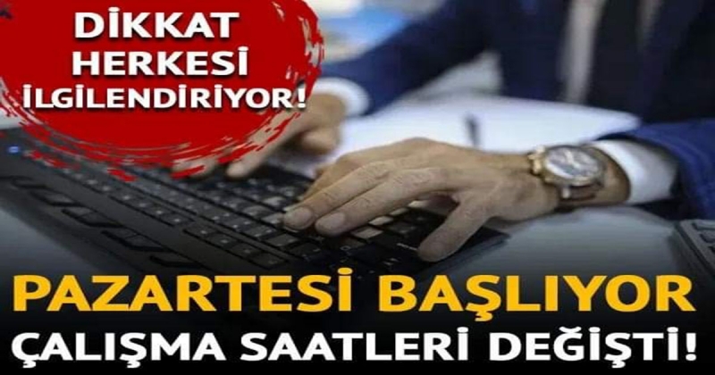 Bazı Bankaların Çalışma Saatleri Tüm Şubelerini Kapsayacak Şekilde Değiştirildi