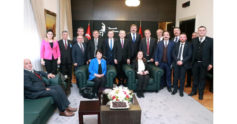 CHP Amasya İl Örgütü Kılıçdaroğlu'nu Ziyaret Etti