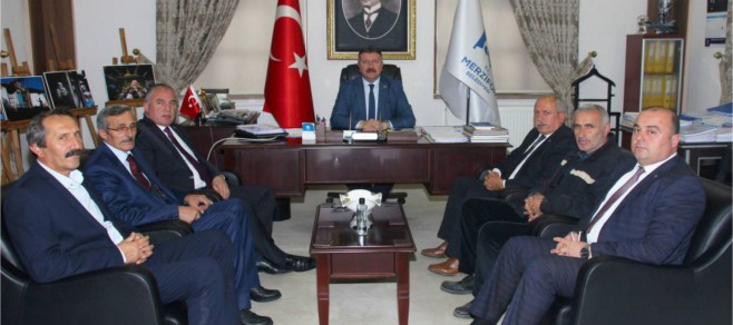 CHP TAŞOVA İLÇE YÖNETİMİNDEN MERZİFON BELEDİYESİ'NE ZİYARET