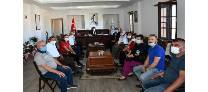 CHP Teşkilatından Kaymakam Fırat'a Ziyaret